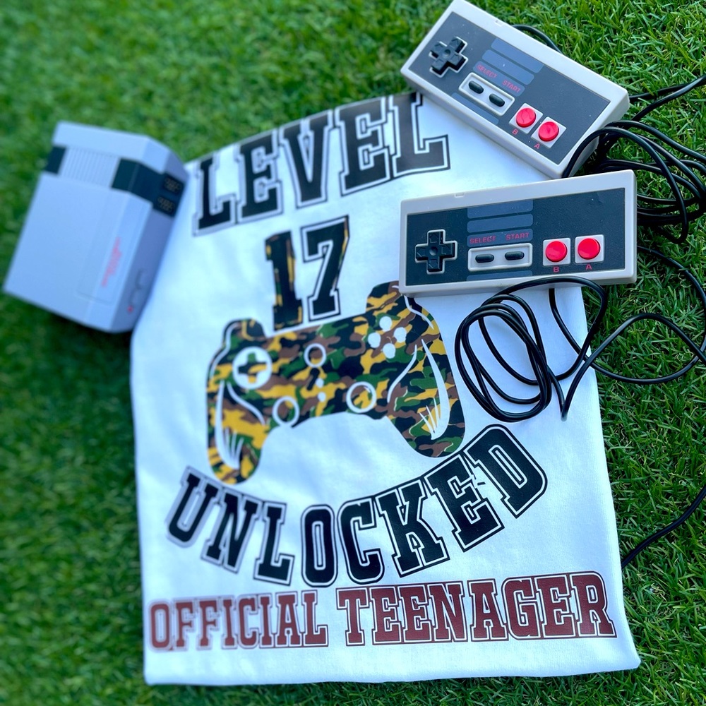 17th Birthday shirt for gamers
